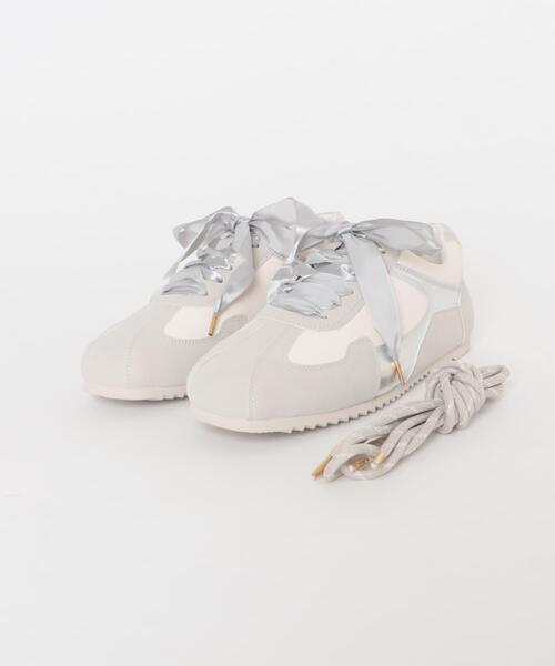 RODE SKO（ロデスコ）の「2WAYリボンスニーカー（スニーカー・レディース・グレー/ピンク/ブラウン系その他・38/36/37）」の7枚目の写真