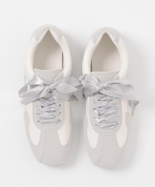 RODE SKO（ロデスコ）の「2WAYリボンスニーカー（スニーカー・レディース・グレー/ピンク/ブラウン系その他・38/36/37）」の8枚目の写真