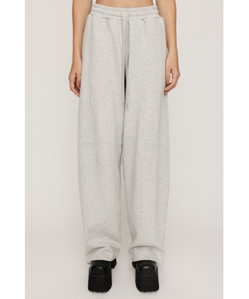 SLY（スライ）の「CURVE C/P SW PT カーブ センタープレス スウェット パンツ 秋服 冬服（スウェットパンツ・レディース・ブラック系その他2/杢グレー・FREE）」の10枚目の写真