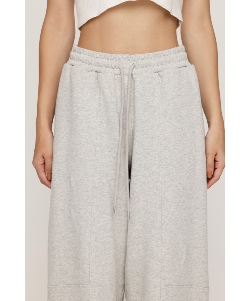 SLY（スライ）の「CURVE C/P SW PT カーブ センタープレス スウェット パンツ 秋服 冬服（スウェットパンツ・レディース・ブラック系その他2/杢グレー・FREE）」の14枚目の写真