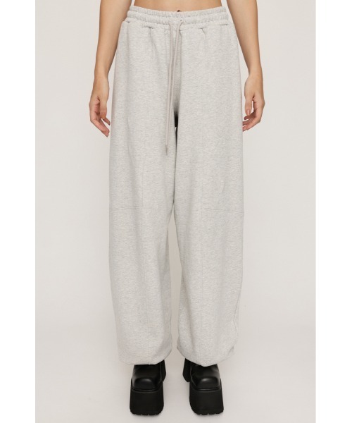 SLY（スライ）の「CURVE C/P SW PT カーブ センタープレス スウェット パンツ 秋服 冬服（スウェットパンツ・レディース・ブラック系その他2/杢グレー・FREE）」の15枚目の写真