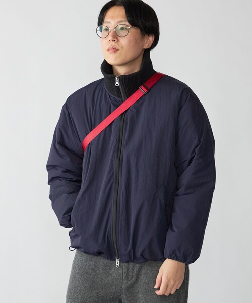 SHIPS（シップス）の「SHIPS: THERMOLITE(R) パデッド リブ ジャケット（その他アウター・メンズ・ネイビー/ブラック/オリーブ・SMALL/MEDIUM/LARGE/X-LARGE）」の4枚目の写真