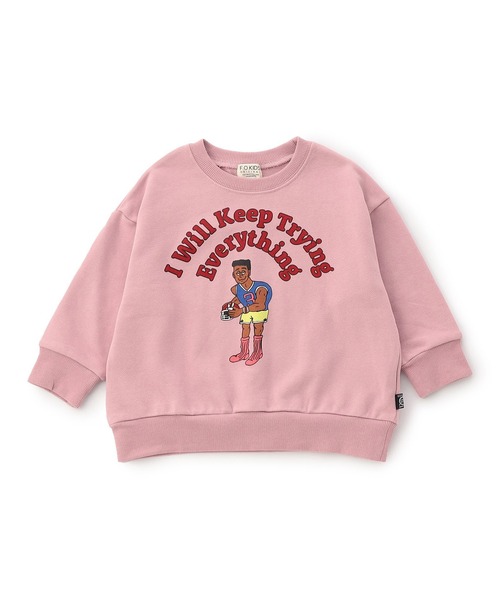 F.O.KIDS（エフオーキッズ）の「F.O.KIDS/エフオーキッズ カラバリグラフィック クルーネックトレーナー キャラクター（スウェット・キッズ・パープル/グレー/オフホワイト/サックスブルー/ピンク/イエロー/グリーン/その他/ラベンダー・140/150/160）」の6枚目の写真