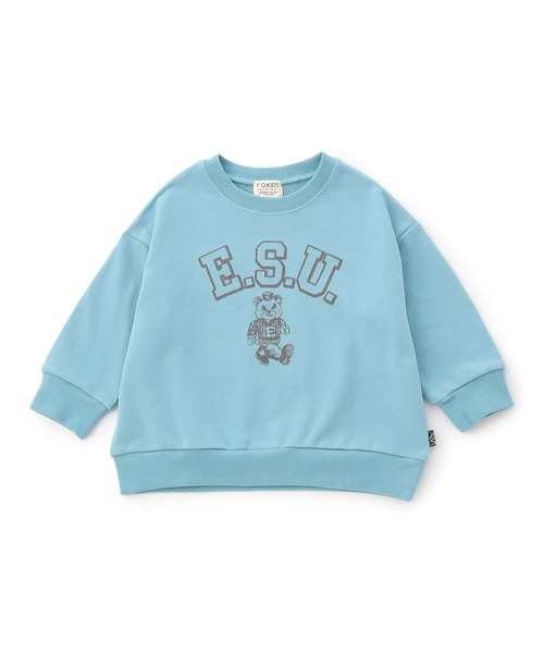 F.O.KIDS（エフオーキッズ）の「F.O.KIDS/エフオーキッズ カラバリグラフィック クルーネックトレーナー キャラクター（スウェット・キッズ・パープル/グレー/オフホワイト/サックスブルー/ピンク/イエロー/グリーン/その他/ラベンダー・140/150/160）」の4枚目の写真