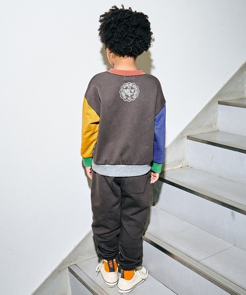 F.O.KIDS（エフオーキッズ）の「F.O.KIDS/エフオーキッズ カラバリグラフィック クルーネックトレーナー キャラクター（スウェット・キッズ・パープル/グレー/オフホワイト/サックスブルー/ピンク/イエロー/グリーン/その他/ラベンダー・140/150/160）」の11枚目の写真