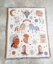 Vini（ヴィニ）の「ジャガード織 グラフィック ブランケット（ブランケット）」