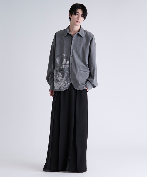 ボックスタックワイドパンツ/SETUP対応（スラックス）｜Ellno Loset