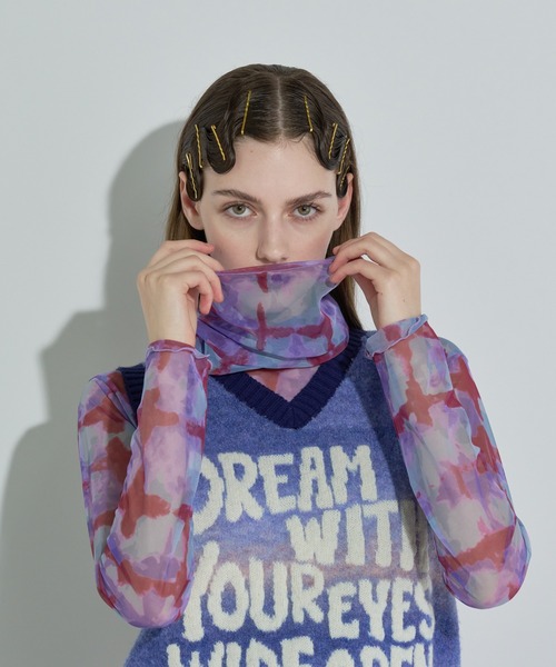 anna sui nyc（アナ スイ エヌ ワイ シー）の「ベーシックライトタートルネック（Tシャツ/カットソー・レディース・パープル/ブラウン・FREE）」の11枚目の写真