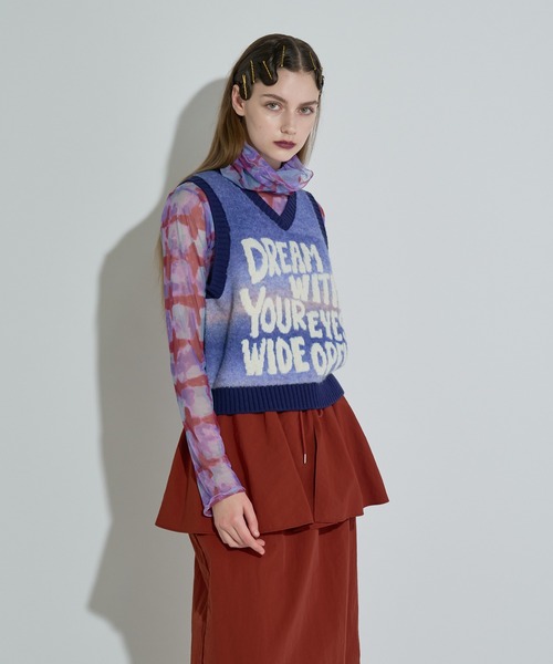 anna sui nyc（アナ スイ エヌ ワイ シー）の「ベーシックライトタートルネック（Tシャツ/カットソー・レディース・パープル/ブラウン・FREE）」の13枚目の写真