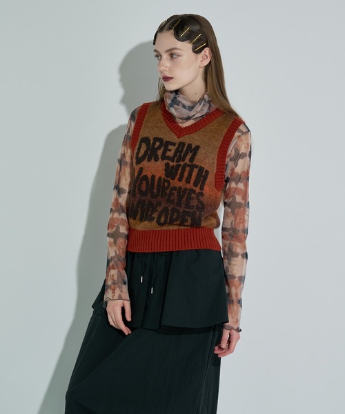 anna sui nyc（アナ スイ エヌ ワイ シー）の「ベーシックライトタートルネック（Tシャツ/カットソー・レディース・パープル/ブラウン・FREE）」の7枚目の写真