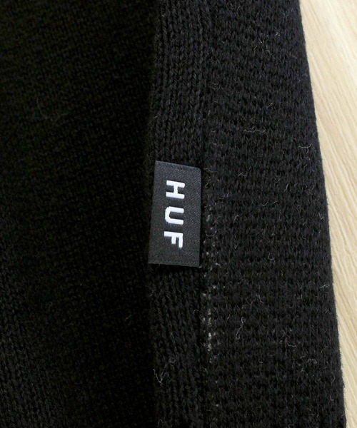 HUF（ハフ）の「ブラックモーゼスニットセーター HUF X ISAAC HAYES