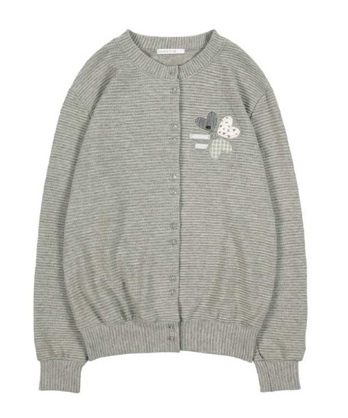 FANCY CLUB(ファンシークラブ)の「A'GEM/9 × .kom 『FANCY CLUB/ファンシークラブ』 CLOVER PATCHWORK CARDIGAN/パッチワーク カーディガン(カーディガン/ボレロ・レディース・グレー/ベージュ・FREE)」の13枚目の写真