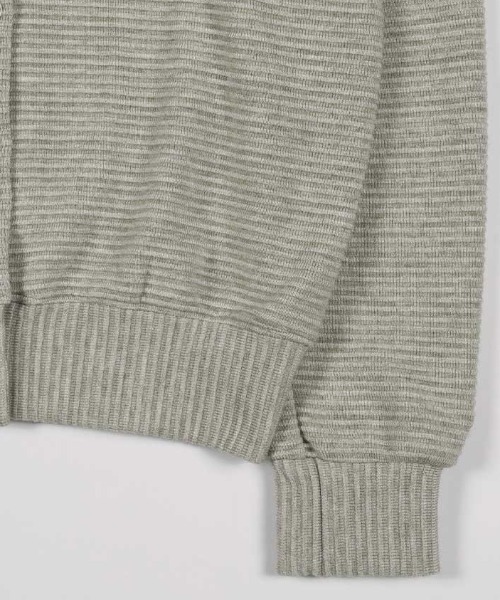 FANCY CLUB(ファンシークラブ)の「A'GEM/9 × .kom 『FANCY CLUB/ファンシークラブ』 CLOVER PATCHWORK CARDIGAN/パッチワーク カーディガン(カーディガン/ボレロ・レディース・グレー/ベージュ・FREE)」の16枚目の写真