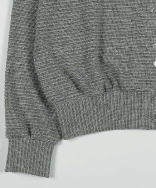 FANCY CLUB(ファンシークラブ)の「A'GEM/9 × .kom 『FANCY CLUB/ファンシークラブ』 CLOVER PATCHWORK CARDIGAN/パッチワーク カーディガン(カーディガン/ボレロ・レディース・グレー/ベージュ・FREE)」の21枚目の写真