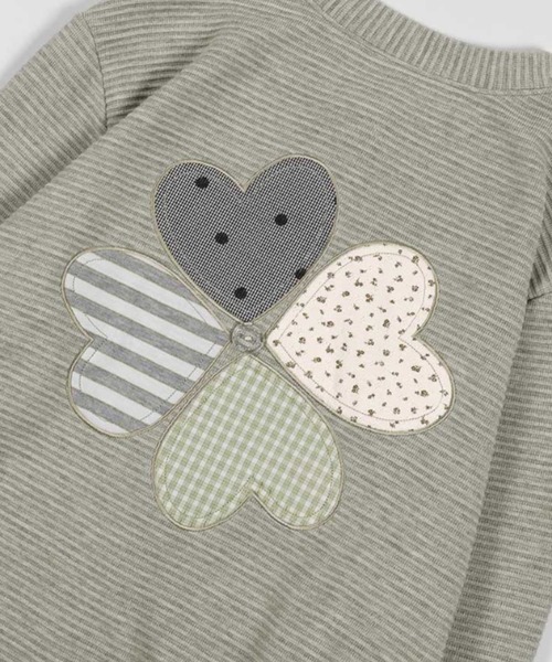 FANCY CLUB(ファンシークラブ)の「A'GEM/9 × .kom 『FANCY CLUB/ファンシークラブ』 CLOVER PATCHWORK CARDIGAN/パッチワーク カーディガン(カーディガン/ボレロ・レディース・グレー/ベージュ・FREE)」の17枚目の写真