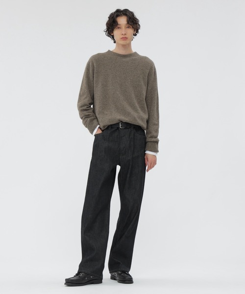 MARGARET HOWELL（マーガレットハウエル）の「YAK WOOL CASHMERE BLEND（ニット/セーター・メンズ・ナチュラル/ブラウン・LARGE/MEDIUM）」の7枚目の写真