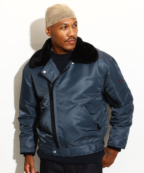 ROTAR（ローター）の「Military Rider Jacket（ライダースジャケット・メンズ・ブラック/ブルー・MEDIUM/LARGE/X-LARGE）」の7枚目の写真