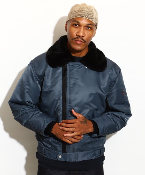 ROTAR（ローター）の「Military Rider Jacket（ライダースジャケット・メンズ・ブラック/ブルー・MEDIUM/LARGE/X-LARGE）」の8枚目の写真