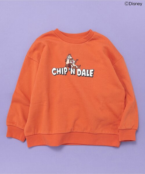 Disney（ディズニー）の「【ディズニー】ミッキー&フレンズ/トレーナー（スウェット・キッズ・ミント/オレンジ/レッド/グリーン/イエロー/オフホワイト/ブラック・110/100/90/80/140/130/120）」の7枚目の写真