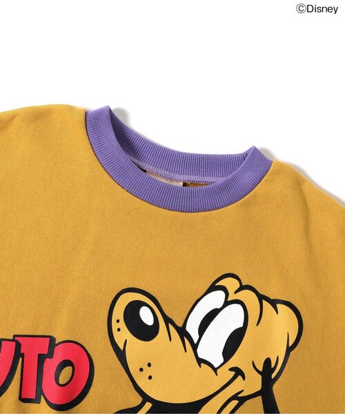 Disney（ディズニー）の「【ディズニー】ミッキー&フレンズ/トレーナー（スウェット・キッズ・ミント/オレンジ/レッド/グリーン/イエロー/オフホワイト/ブラック・110/100/90/80/140/130/120）」の18枚目の写真