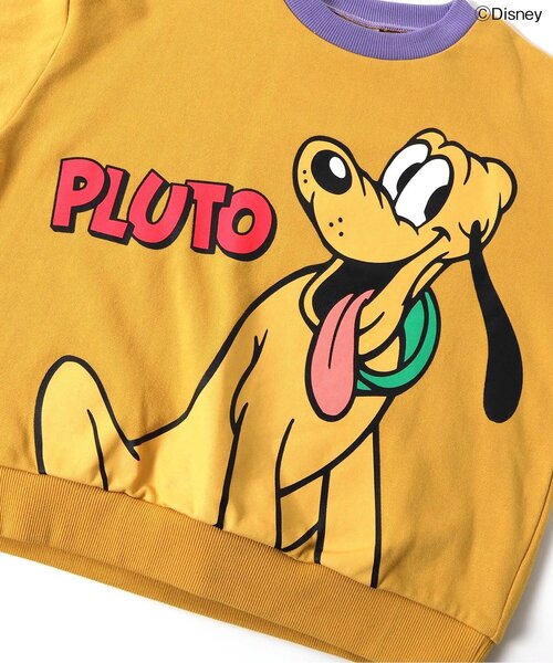 Disney（ディズニー）の「【ディズニー】ミッキー&フレンズ/トレーナー（スウェット・キッズ・ミント/オレンジ/レッド/グリーン/イエロー/オフホワイト/ブラック・110/100/90/80/140/130/120）」の19枚目の写真