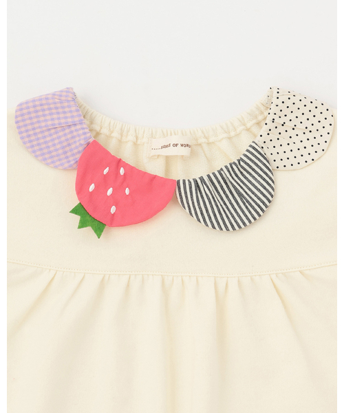 baby cheer（ベイビーチアー）の「【マイメロディ】トレーナー（スウェット・キッズ・ピンク/ホワイト系・100cm/110cm/120cm/90cm/80ｃｍ）」の4枚目の写真