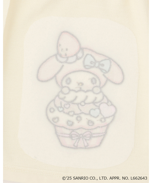 baby cheer（ベイビーチアー）の「【マイメロディ】トレーナー（スウェット・キッズ・ピンク/ホワイト系・100cm/110cm/120cm/90cm/80ｃｍ）」の7枚目の写真