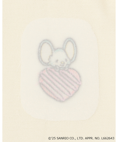 baby cheer（ベイビーチアー）の「【マイメロディ】トレーナー（スウェット・キッズ・ピンク/ホワイト系・100cm/110cm/120cm/90cm/80ｃｍ）」の9枚目の写真