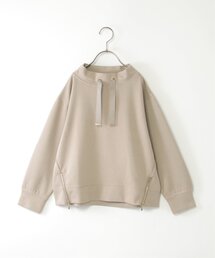 ikka（イッカ）の「【親子コーデ】GOKU楽鹿の子ダンボールサイドジッププルオーバー(120~160cm)（スウェット）」
