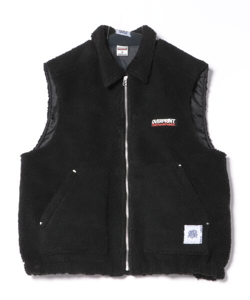 over print(オーバープリント)の「overprint/オーバープリント/VEST SHEEP BOA(その他アウター・レディース・ブラック・M)」の8枚目の写真