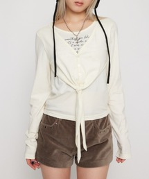 LAYERED LIKE PRINT トップス