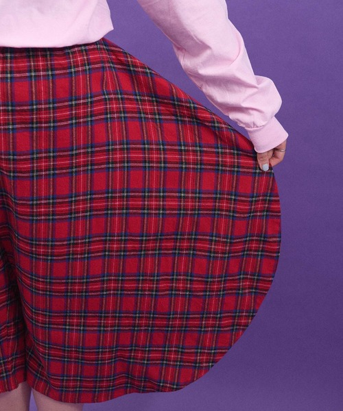 I am I in fact...(アイアムアイインファクト)の「TARTAN CHECK FULLMOON PANTS(その他パンツ・レディース・レッド/ブラック・FREE)」の21枚目の写真