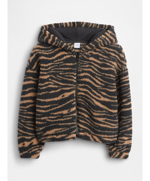 GAP(ギャップ)の「ボア リラックスフィット ジップアップパーカー (キッズ)(パーカー・キッズ・その他/ブラック・110cm/120cm/130cm/140cm/150cm/160cm)」の7枚目の写真