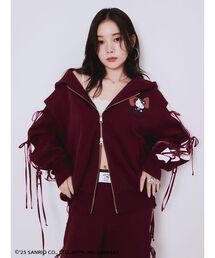 SNIDEL | 【HELLO KITTY】レースアップパーカー(パーカー)