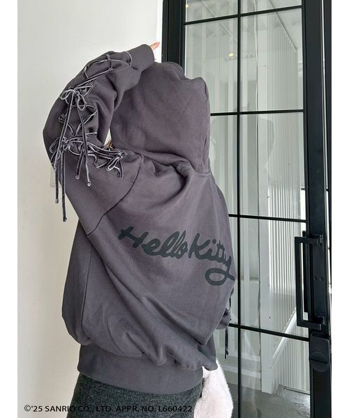 HELLO KITTY】レースアップパーカー（パーカー）｜SNIDEL（スナイデル