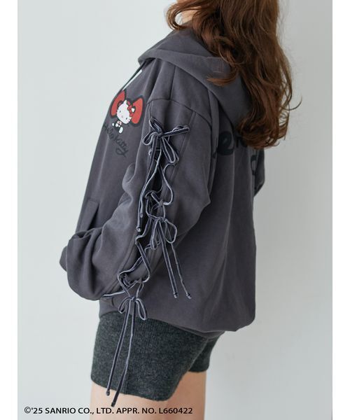 HELLO KITTY】レースアップパーカー（パーカー）｜SNIDEL（スナイデル