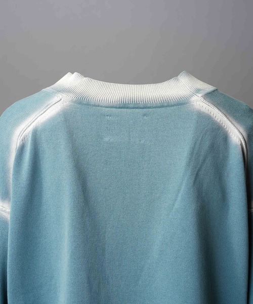 MAISON SPECIAL（メゾンスペシャル）の「《UNISEX》Gradation Short Length Prime-Over V-Neck Knit Pullover/グラデーションショートレングスプライムオーバーVネックニットプルオーバー【MAISON SPECIAL/メゾンスペシャル】（ニット/セーター・メンズ・ピンク/ライトブルー/ブラック・0/1/2）」の11枚目の写真