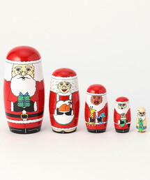 Detail（ディテール）の「Detail/ディテール WORLD MERRY CHRISTMAS ワールドメリークリスマス サンタのマトリョーシカ（インテリア雑貨・レディース）」