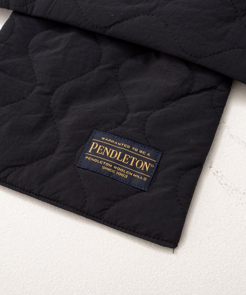 PENDLETON(ペンドルトン)の「PENDLETON ペンドルトン DIAMOND RIDGE QUILTING MINI TOTE ダイアモンドリッジ ナイロン キルティング 中綿 マフラー(マフラー・レディース・オリーブドラブ/ブラック・FREE)」の11枚目の写真
