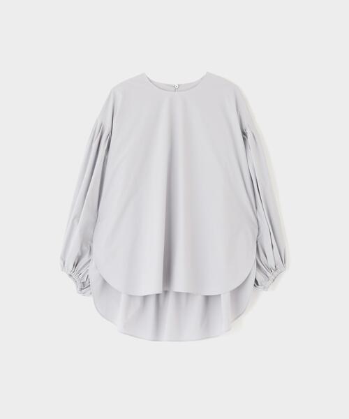 LE PHIL(ルフィル)の「◆SOLOTEXギャザーブラウス(Tシャツ/カットソー・レディース・ホワイト/グレー/ブラウン・FREE/F)」の13枚目の写真