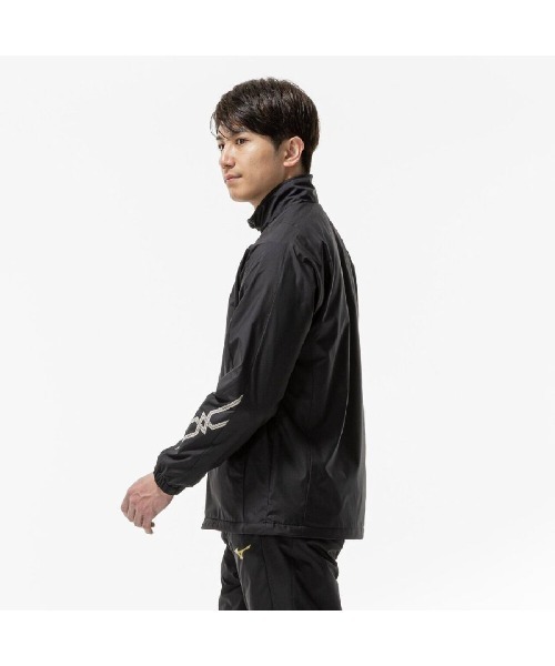 MIZUNO(ミズノ )の「ミズノ MCライン ブレスサーモウォーマージャケット(ジャージ・メンズ・ブラック/ネイビー・M/L/LL/3L)」の5枚目の写真