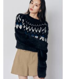 ノルディッククロップドニット