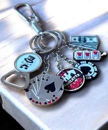 1004ST（イチマルマルヨンエスティー）の「カジノゲーム カラビナ キーリング（チャーム）」