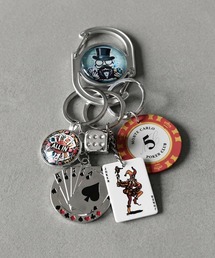 1004ST（イチマルマルヨンエスティー）の「カジノゲーム カラビナ キーリング（チャーム）」