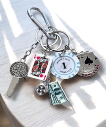 1004ST（イチマルマルヨンエスティー）の「カジノゲーム カラビナ キーリング（チャーム）」