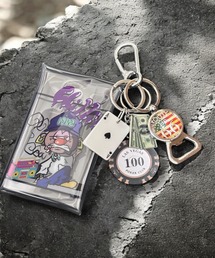 1004ST（イチマルマルヨンエスティー）の「カジノゲーム カラビナ キーリング（チャーム）」