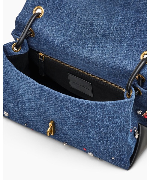 TRINKET CHARM DENIM LARGE DUAL BAG/ザ トリンケット チャーム デニム