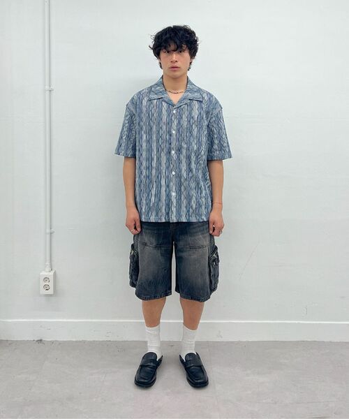 Millo Archive（ミロ アーカイブ）の「ハードタックスナップバミューダパンツ[ウォッシュドブラック]（その他パンツ・メンズ・その他・MEDIUM/LARGE/X-LARGE）」の9枚目の写真