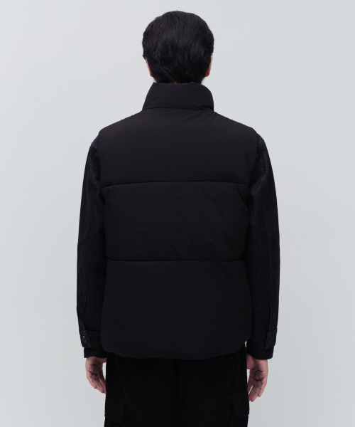 MUSINSA STANDARD（ムシンサスタンダード）の「デイリープファーパディングベスト[ブラック]（ダウンベスト・メンズ・その他・SMALL/MEDIUM/LARGE/X-LARGE/XX-LARGE）」の3枚目の写真
