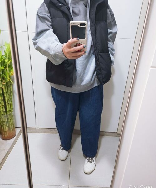 MUSINSA STANDARD（ムシンサスタンダード）の「デイリープファーパディングベスト[ブラック]（ダウンベスト・メンズ・その他・SMALL/MEDIUM/LARGE/X-LARGE/XX-LARGE）」の10枚目の写真
